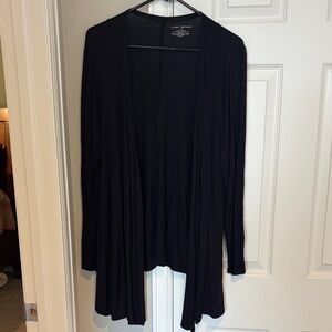 Lane Bryant Classic Black Open Cardigan